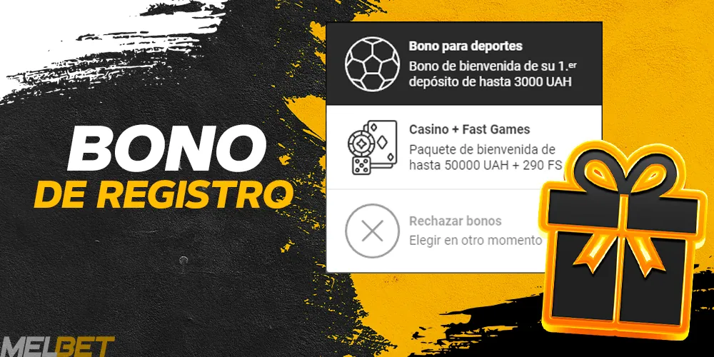 Bonos y promociones por registrarse