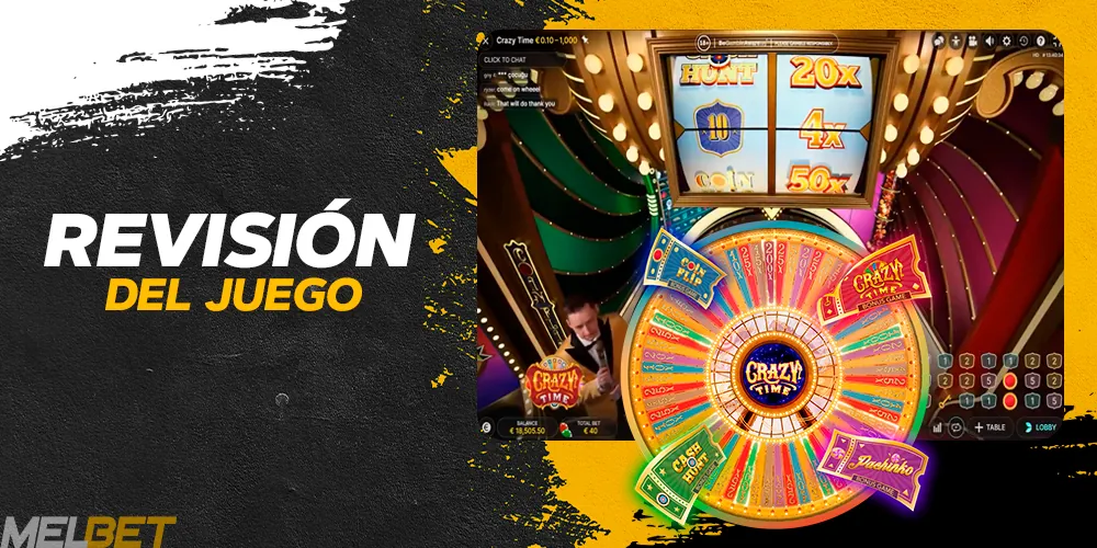 Revisión del juego en vivo Crazy Time
